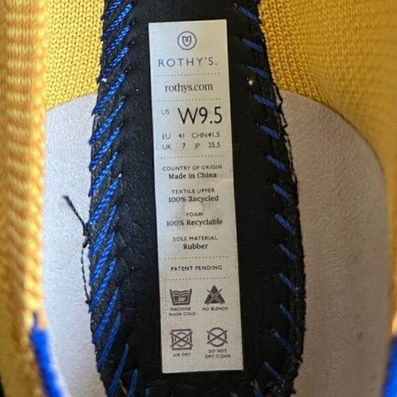 Rothy’s Sunflower Textile, The point ballet Flats. - Picture 6 of 6